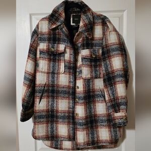 Forever 21 Multicolor Plaid Jacket